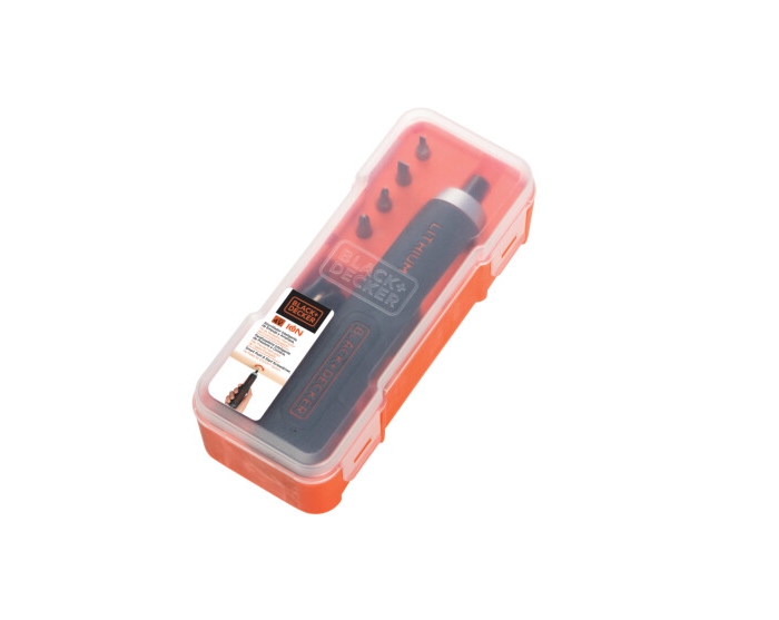 ATORNILLADOR BLACK and DECKER BD40K4LA 4V PUSHYGO 4 ACCESORIOS  image number null