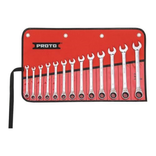 JUEGO DE LLAVES COMBINADAS PROTO JSCVMT13S ACERO ALEADO CROMADO 13PC RANGO DE TAMA&Ntilde;O DE LA LLAVE 6 A 19MM  image number null