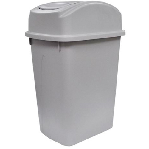 CESTO SABLON CTAPA BALANCÍN LATERAL CAPACIDAD DE 65 L GRIS  image number null