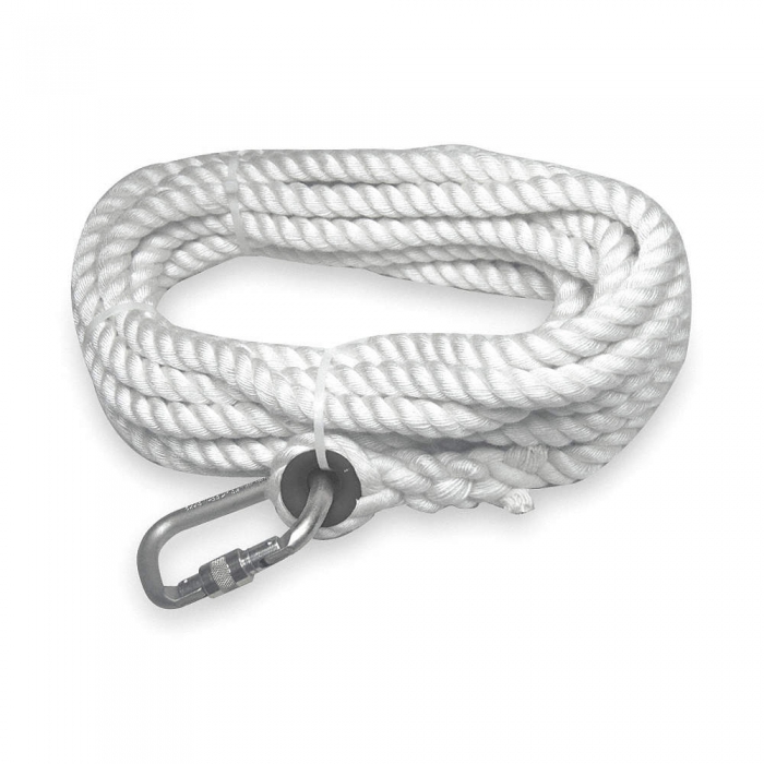 LINEA DE VIDA SPERIAN CUERDA DE NYLON 58 IN X 50 FT DE LARGO CCARABINERO  image number null