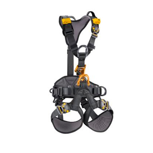 ARNES PETZL ASTRO BOD FAST DE NYLON/POLIESTER NEGRO/AMARILLO VERSION INTERNACIONAL T-1  image number null