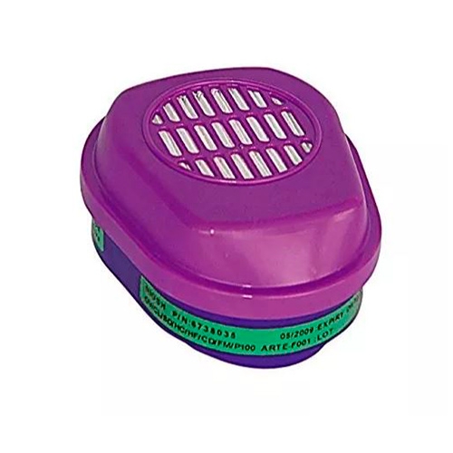 CARTUCHO DRAEGER XPLORE 6738035 VAPORES ORGANICOSGASES ACIDOSP100 PQTE C14 PZAS.  image number null