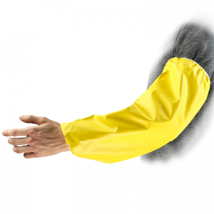MANGA ANSELL DE NEOPRENO AMARILLO CELASTICO EN LOS EXTREMOS DE 18 IN UNITALLA  image number null