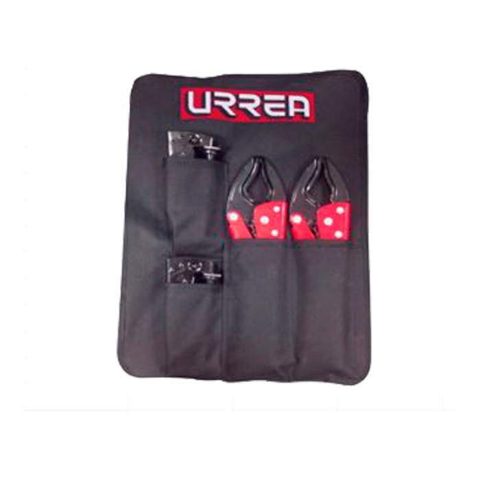 JUEGO URREA 4100C DE 2 PINZAS DE PRESIÓN CON SOPORTE PARA MINI BANCO  image number null
