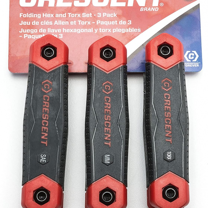 JUEGO CRESCENT CHK3PC LLAVES HEX SAE MM TORX 3JUEGOS  image number null