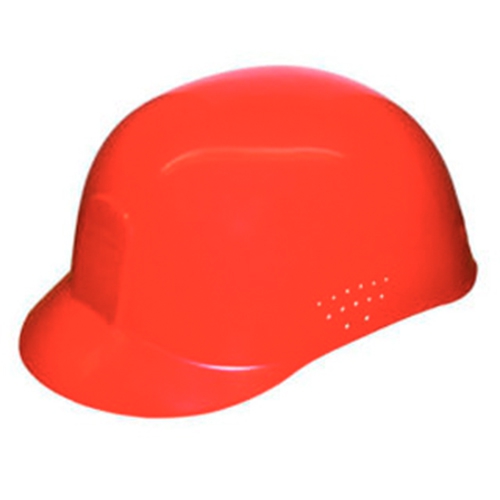 CASCO DE SEMI SEGURIDAD TERMOPLASTICO 4 PUNTOS DE APOYO PARA LA SUSPENSIÓN ROJO *** PERFORADO ***  image number null
