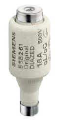 FUSIBLE TIPO BOTELLA SIEMENS 5SB231 DE 6A 500V  image number null