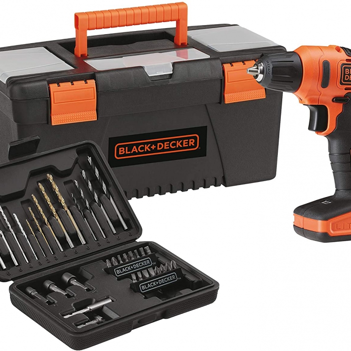 KIT BROCAS Y CAJA 12V BLACK and DECKER LD12BAB3  image number null