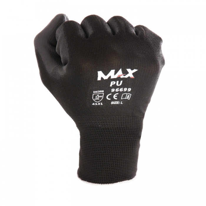 Guante Max PoliesterPu Negro TXs  image number null