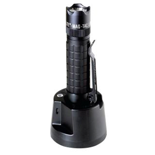 LINTERNA MAGLITE LED RECARGABLE DE ALUMINIO NEGRO BISEL CORONADO  image number null