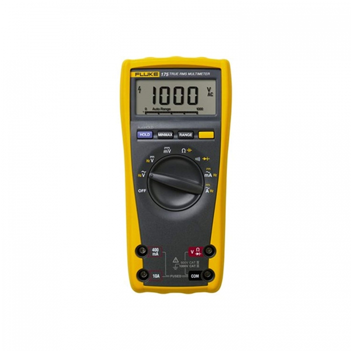 MULTIMETRO DIGITAL FLUKE 175ESFP DE PLASTICO AMARILLO  image number null