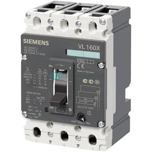 INTERRUPTOR AUTOMATICO SIEMENS 3VL25082KN300AA0 3 POLOS 65KA 480V 18KA 600347V  image number null