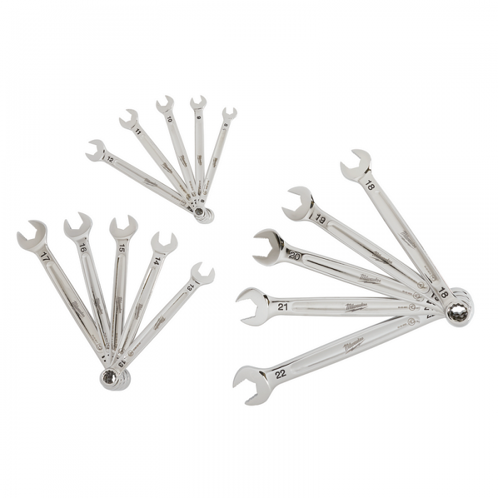 JUEGO DE LLAVES MILWAUKEE 48229515 COMBINADAS METRICAS DE 15 PIEZAS  image number null