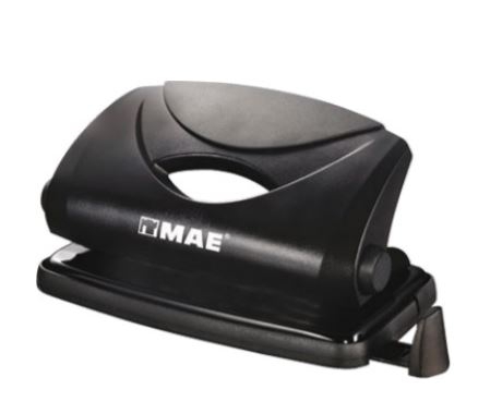 PERFORADORA MAE P2S10 DE 2 ORIFICIOS 8CM PARA 10 HOJAS PALANCA SUAVE  image number null