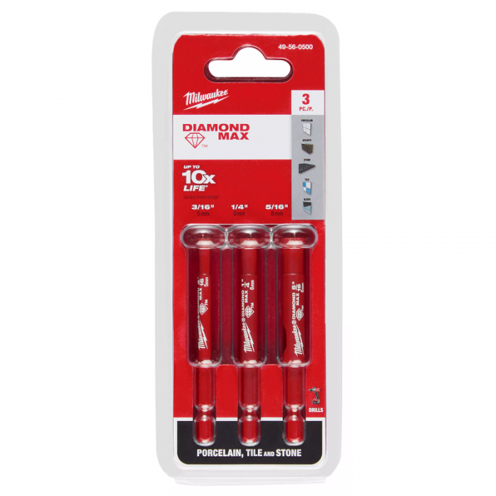 SIERRA MILWAUKEE 49560500 CORONA DIAMOND MAX SET 3 PZS  image number null