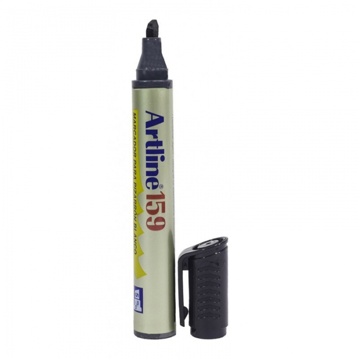 MARCADOR PARA PIZARRON BLANCO ARTLINE EK159N PUNTA CINCEL NEGRO  image number null