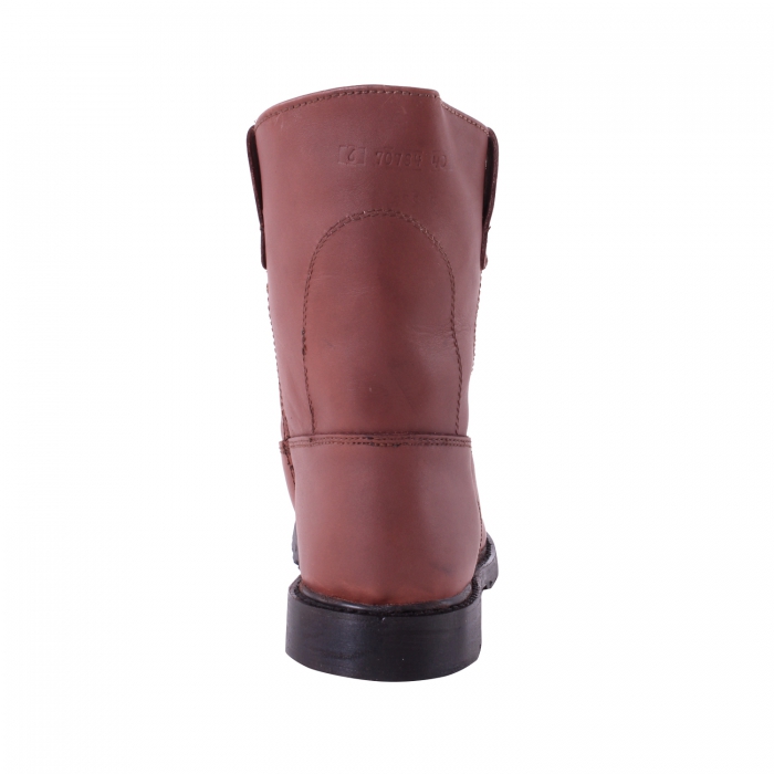 Media Bota Vallen Titanic sin Agujetas Cafe CC Acero Suela Pvc N 30  image number null