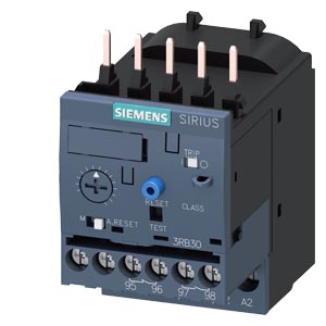 RELE DE SOBRECARGA SIEMENS 3RB30161PB0 1...4 A PPROTECCION DE MOTORES TAMAÑO S00 CLASE 10E  image number null