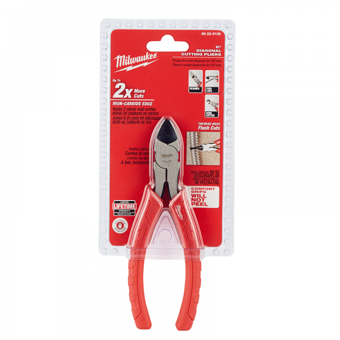 PINZA MILWAUKEE 48226106 DIAGONALES 6IN GEN II  image number null