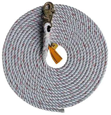 CUERDA DBI SALA CON GANCHO DE BLOQUEO EN UN EXTREMO DE 50 FT  image number null