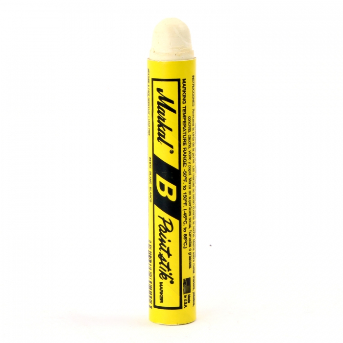 Marcador Markal B Paintstik 080220 Pintura Solida Blanco Punta Tipo Crayola  image number null