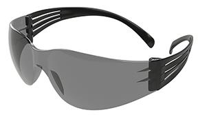 LENTE 3M SECUREFIT 102 MICA POLICARBONATO GRIS RECUBRIMIENTO ANTIEMPA&Ntilde;OANTIRAYADURAS PATILLAS NEGRAS  image number null