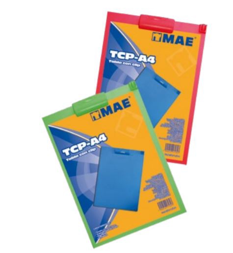TABLA MAE TCPA4 PLASTICA CON CLIP Y REGLA IMPRESA TAMANO CARTA  image number null
