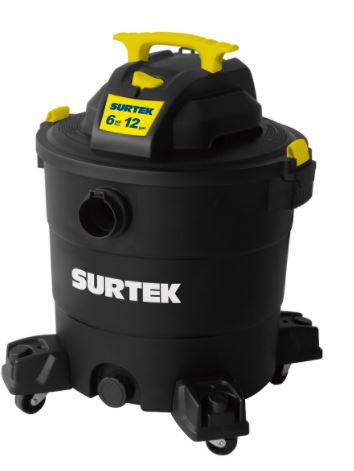 ASPIRADORA SURTEK AS612A DE PLÁSTICO 12 GAL 6 HP  image number null