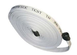 MANGUERA DE UNA CAPA EXTIN FLAM DE 1 12 IN X 30 MT CON CUERDA NST DE BRONCE  image number null