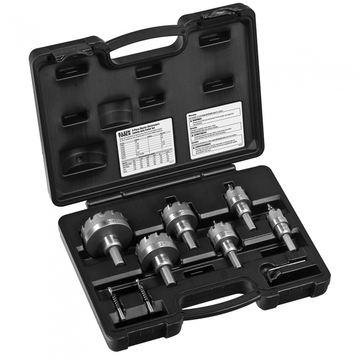 Juego de 8 Sacabocados Klein Tools 31873 de Carburo de 122 In  image number null