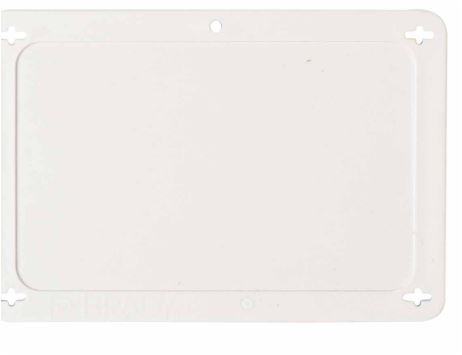 Etiqueta Brady de Plastico Blanco Durable 2.5 In X 4.0 In  image number null