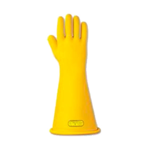 GUANTE ANSELL RIG CLASE 2 DE CAUCHO NATURAL AMARILLO DE 16 IN DE LARGO PU&Ntilde;O ENROLLADO T10  image number null