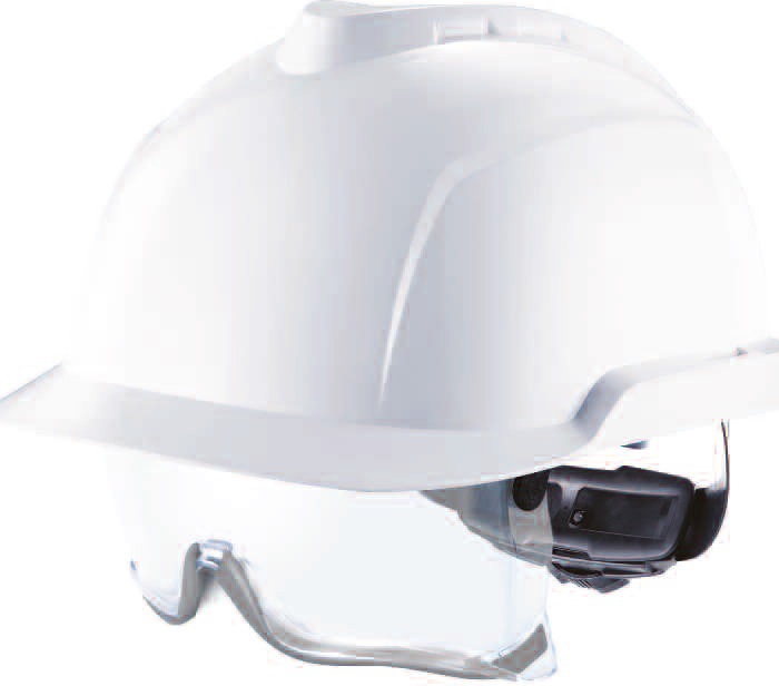 CASCO TIPO CACHUCHA MSA V-GARD 930 PLASTICO ABS BLANCO SUSPENSION FAS-TRAC NO VENTILADO 6 PTS  image number null