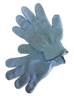 GUANTE JAPONES MCR 70% ALGODON 30% POLIESTER GRIS 60 GRS CON RIBETE TL  image number null