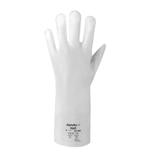 GUANTE ANSELL TRELLCHEM DE LLDPE BLANCO CANILLO PTRAJE ENCAPSULADO T10  image number null