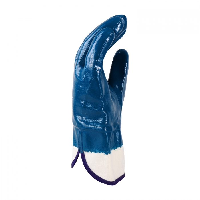GUANTE VALLEN BLUE TOF CRECUBRIMIENTO TOTAL DE NITRILO AZUL CON PUÑO DE SEGURIDAD TM  image number null