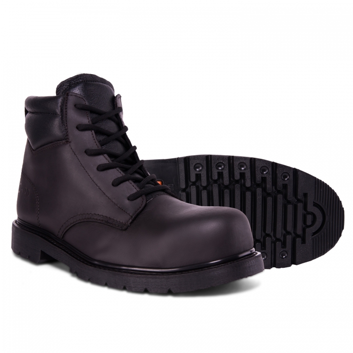 Zapato Vallen Borcegui de Piel Cafe CC Policarbonato Suela NitriloPvc T9  image number null