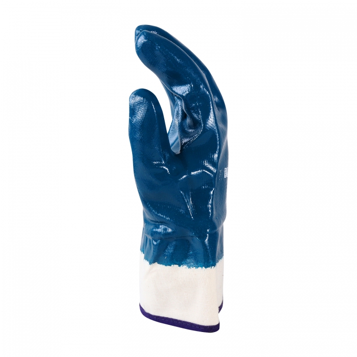 GUANTE VALLEN BLUE TOF CRECUBRIMIENTO TOTAL DE NITRILO AZUL CON PUÑO DE SEGURIDAD TM  image number null