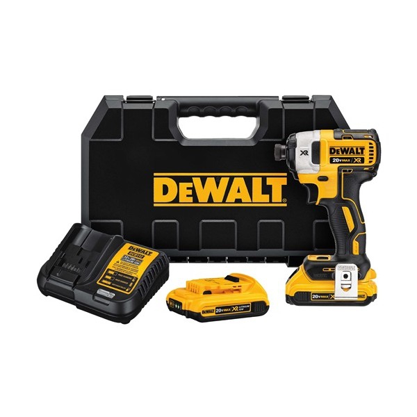 ATORNILLADOR INALAMBRICO DE IMPACTO DEWALT 20V MAX BRUSHLESS 2.0 AH  image number null