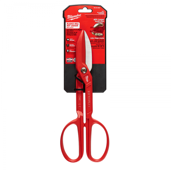 TIJERA MILWAUKEE 48224002 DE HOJALATERO TIPO CLASICAS 12IN  image number null