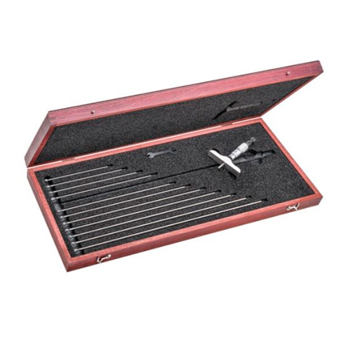 MICROMETRO STARRETT 445AZ12RL DE PROFUNDIDAD DE 0 A 12 IN  image number null