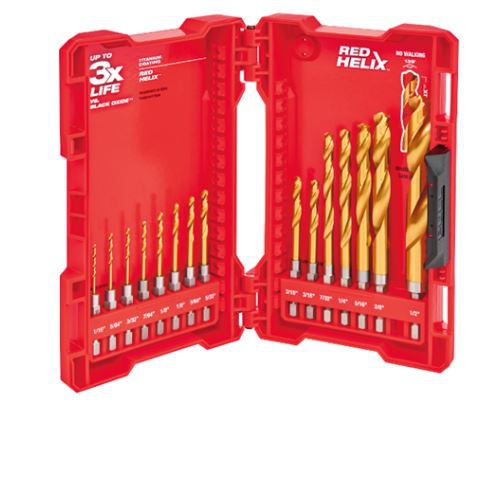 JUEGO DE BROCAS MILWAUKEE 48894630 DE TITANIO SHOCKWAVE C15 PZAS  image number null