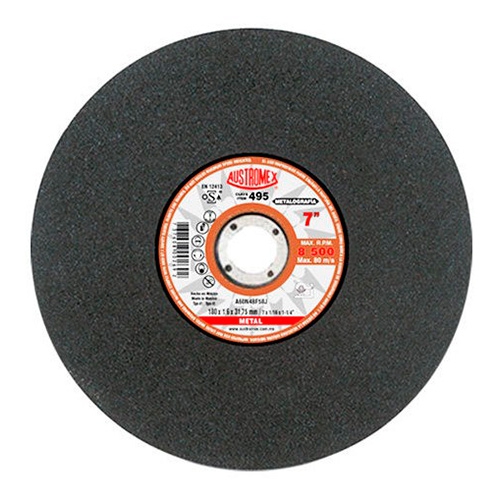 DISCO DE CORTE AUSTROMEX 495 PPRUEBAS METALOGRAFICAS 7 IN X 116 X 114 IN  image number null