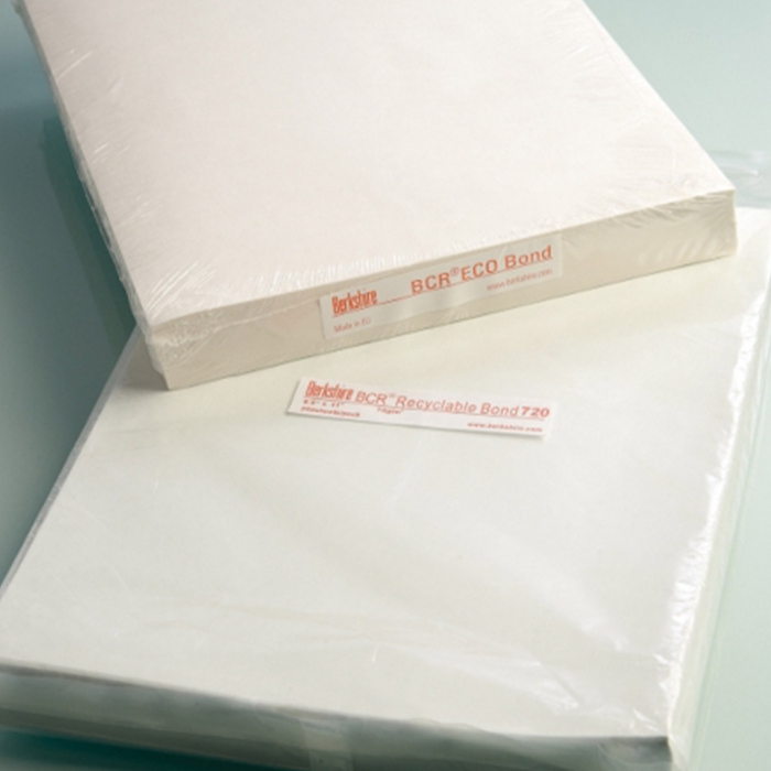 PAPEL BOND BERKSHIRE ECO850811WH PARA SALAS BLANCAS 100% RECICLABLE BLANCO  image number null