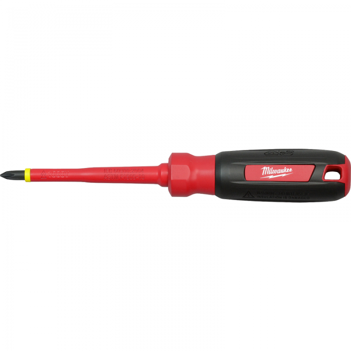 DESARMADOR MILWAUKEE 48222212 INSULADO DE 1000V PHILLIPS N.2 X4IN  image number null