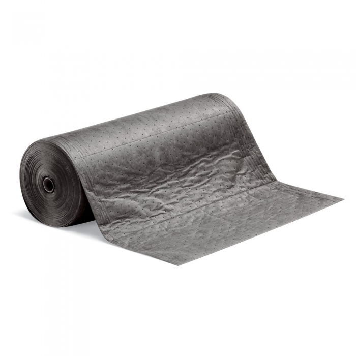 ROLLO ABSORBENTE NEW PIG UNIVERSAL DE POLIPROPILENO GRIS 30 IN X 150 FT CAP 20.1 GAL  image number null