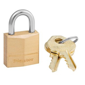 CANDADO MASTER LOCK DE BRONCE CLLAVE DIFERENTE DE 34 IN  image number null