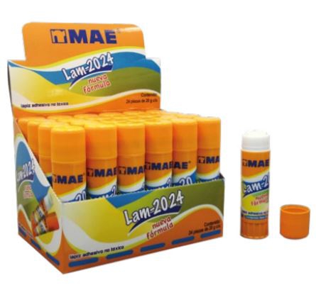 LAPIZ MAE LAM2024 BL2 ADHESIVO BLISTER CON 2 PIEZAS DE 20 GR CU  image number null
