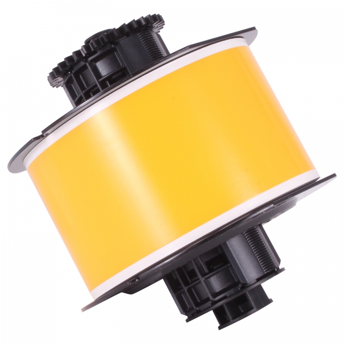 Cinta de Impresion Brady de Vinyl Amarillo de 2.250 In X 100 Ft  image number null