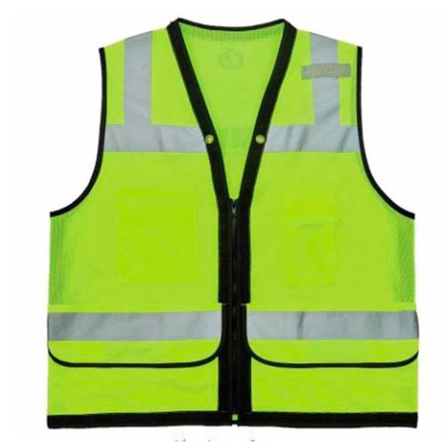 CHALECO DE MALLA ERGODYNE LIMA TIPO R CLASE 2 CCINTA REFLEJANTE DE 2 IN CCIERRE Y BOLSAS TSM  image number null
